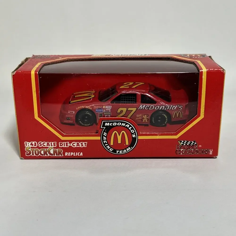1992 Racing Champions | Hut Stricklin #27 McDonald's 1:43 Diecast Race Car NRFB